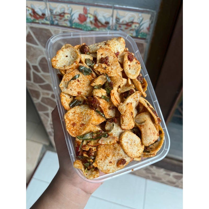 

Basreng Pedas Daun Jeruk