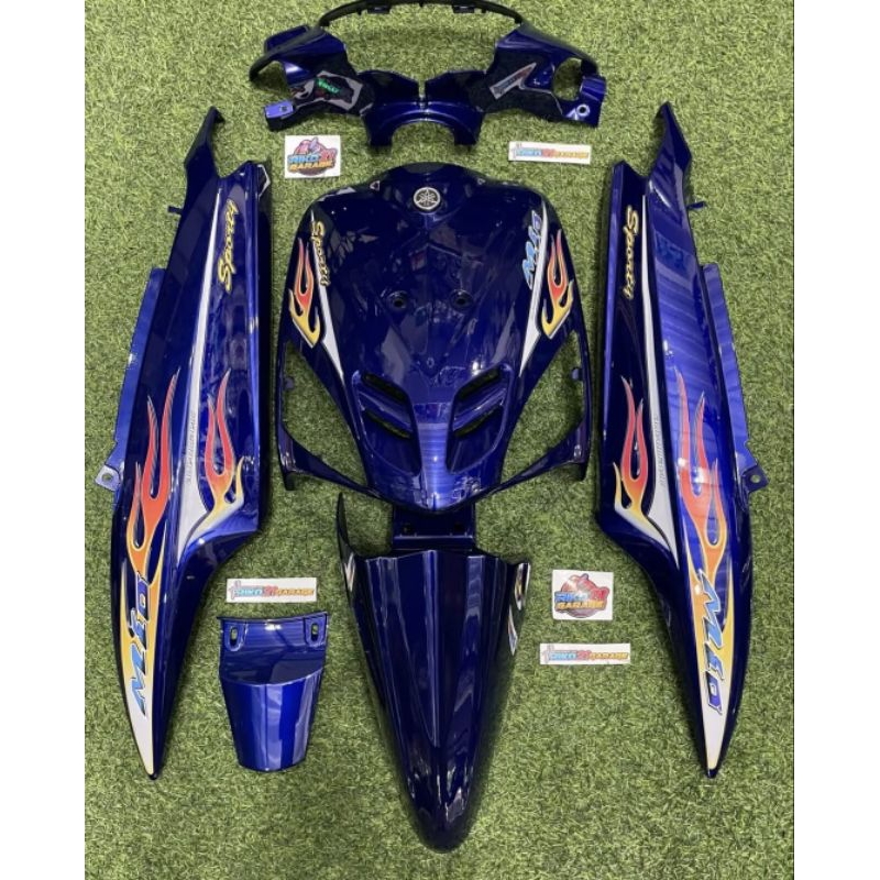 Cover body halus fullset mio sporty mio lama warna biru navy yamaha mio sporty mio lama