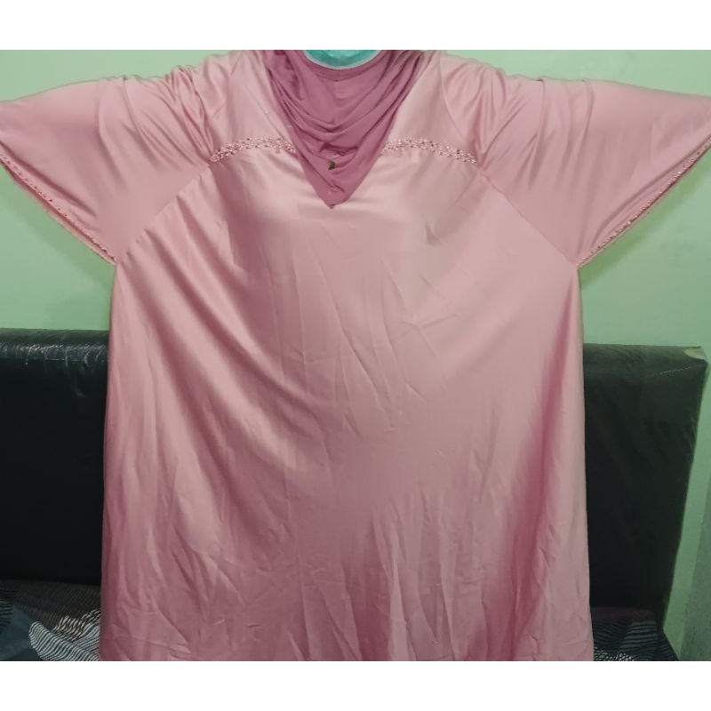 Preloved Gamis Abaya Jumbo Pink