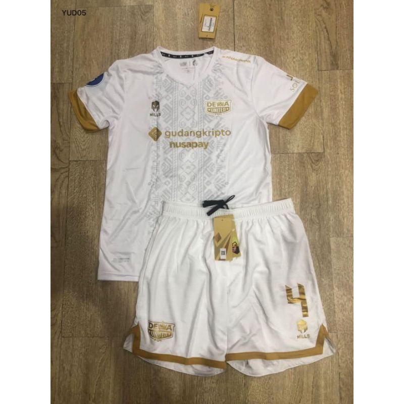 Jersey Dewa United Away Liga 1 2022 Original Match Prepared Mills
