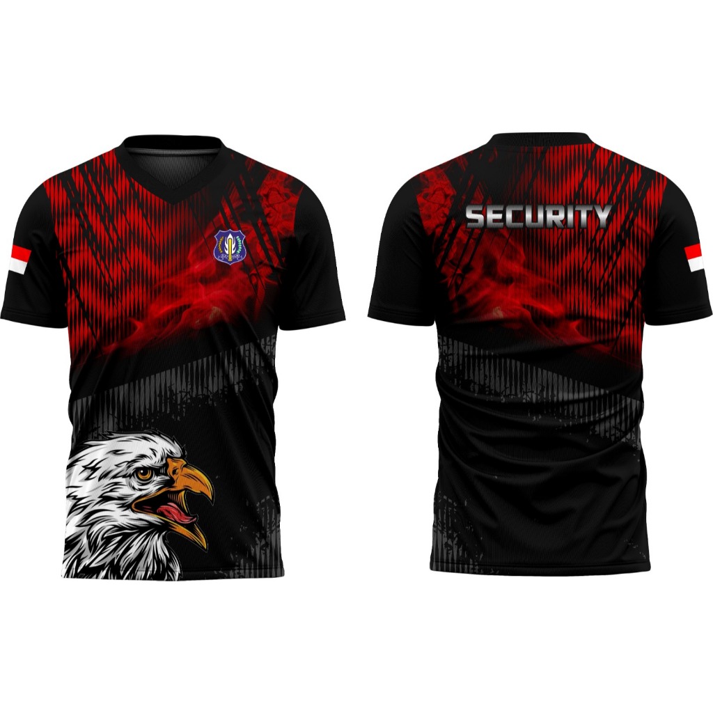 KAOS JERSEY SECURITY TERBARU / JERSEY SECURITY / KAOS SATPAM / JERSEY SATPAM FULLPRINT