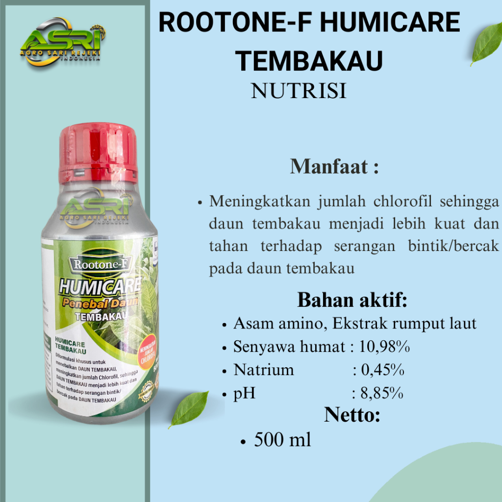 ROOTONE-F HUMICARE PENEBAL DAUN TEMBAKAU 500ML