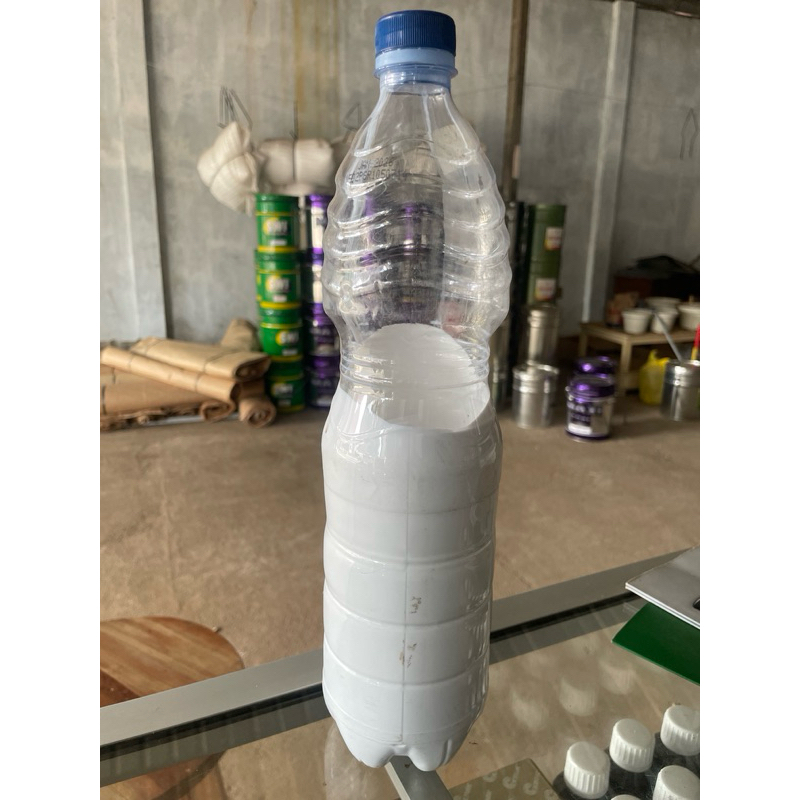 Melamine Sanding Sealer White Untuk Kayu Warna Putih Merek Maxi - Botol Refill 1L set