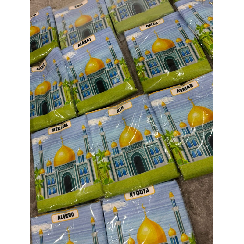 SAJADAH BACAAN SHOLAT UNTUK ANAK CUSTOM NAMA