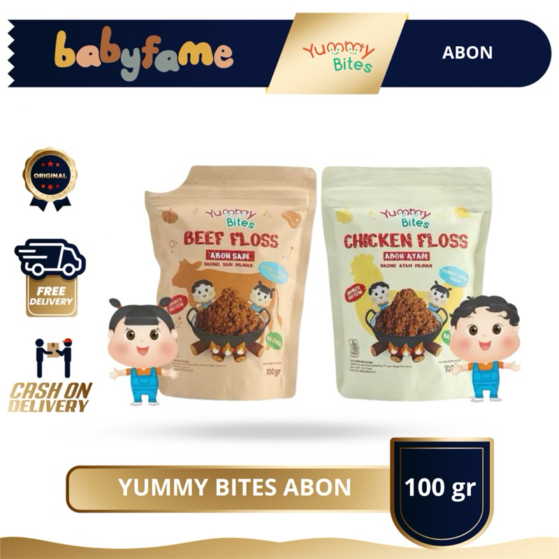 

YUMMY BITES ABON | 100gr | ABON MPASI