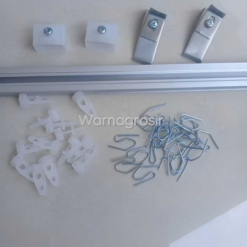 BATANG GORDEN REL KOTAK/BESI GORDEN KOTAK ALUMUNIUM/REL GORDEN