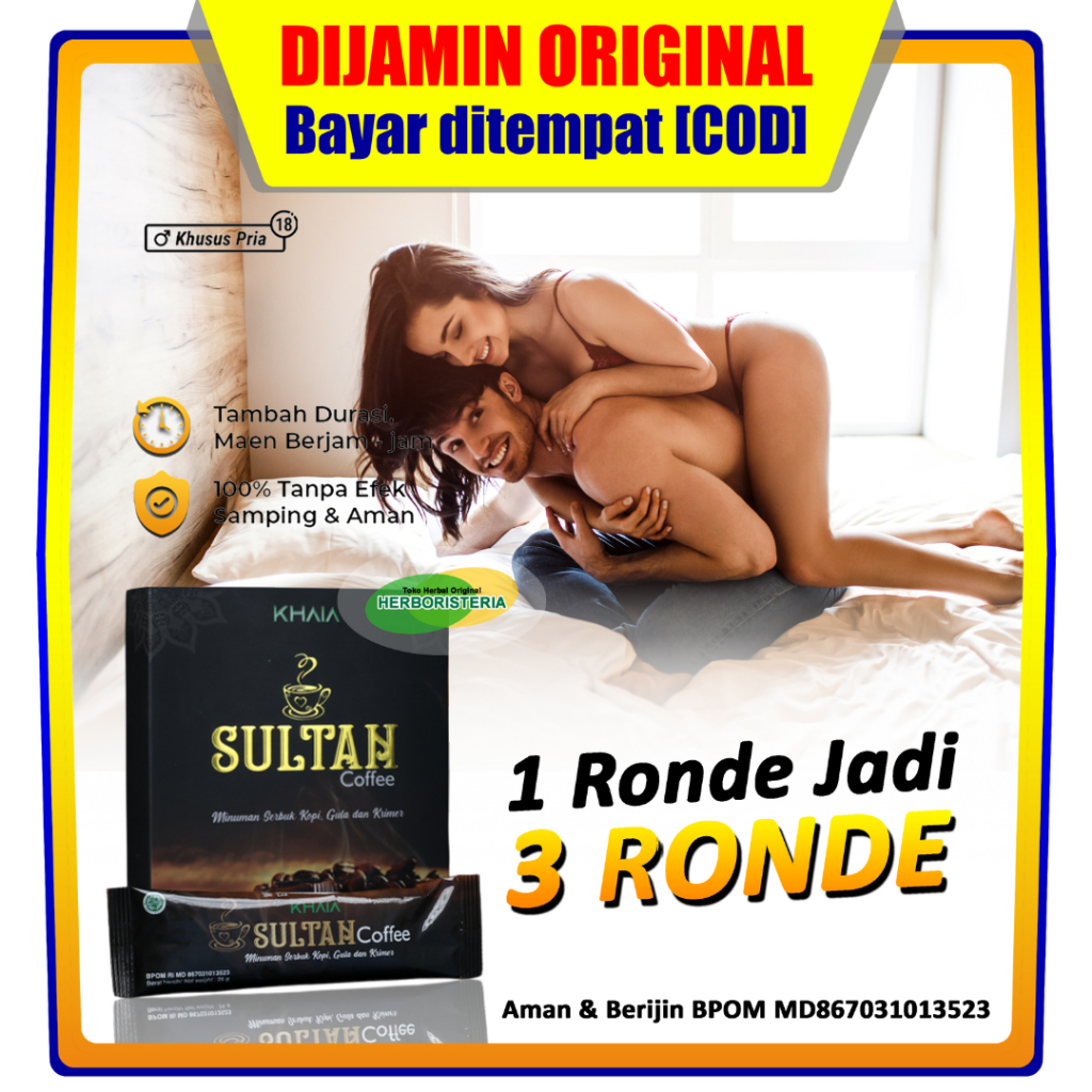 

Sultan Coffee by Khaia | Sultan Kopi Stamina Pria Perkasa | Bikin Nagih Main 1 Ronde Jadi 3 Ronde