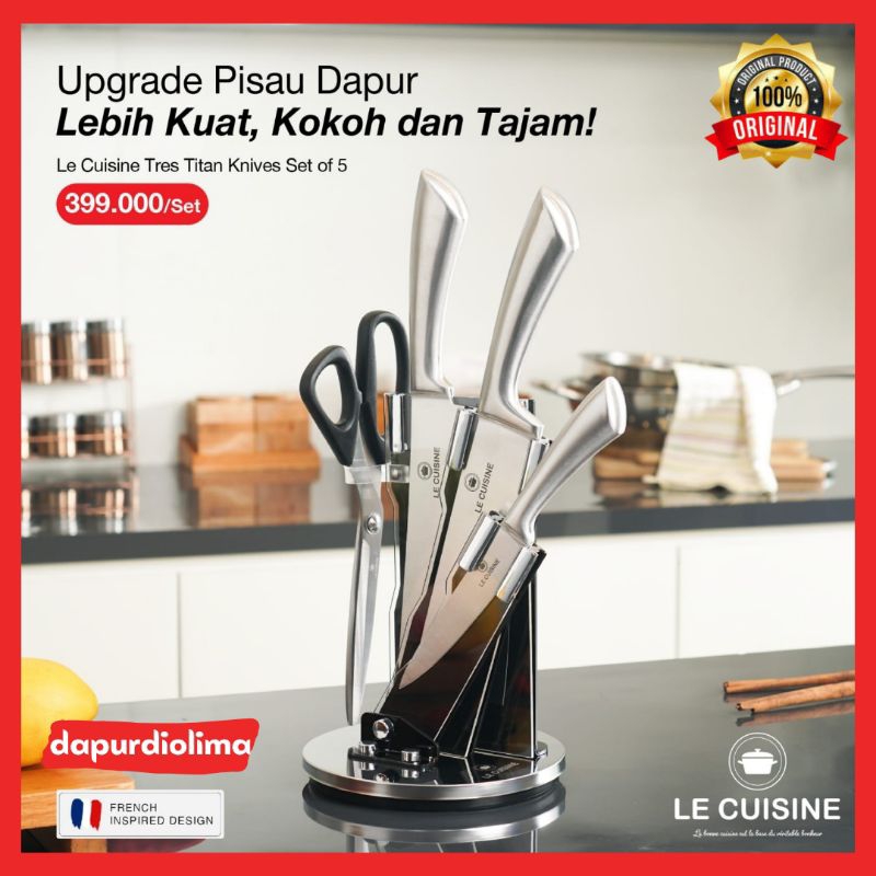 Pisau Dapur Berlinger Haus - Magna Home - Master Chef Magnetic Diamond Knife Set Berlinger Haus Le C