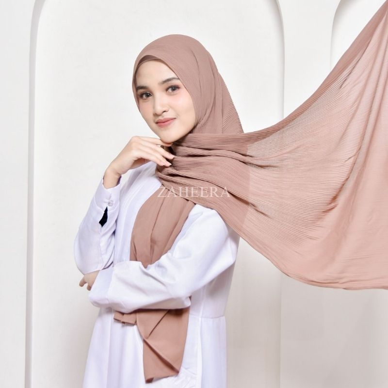 PASHMINA PLISKET PREMIUM - PLISKET / NON PLISKET - HIJAB SYARI  PREMIUM