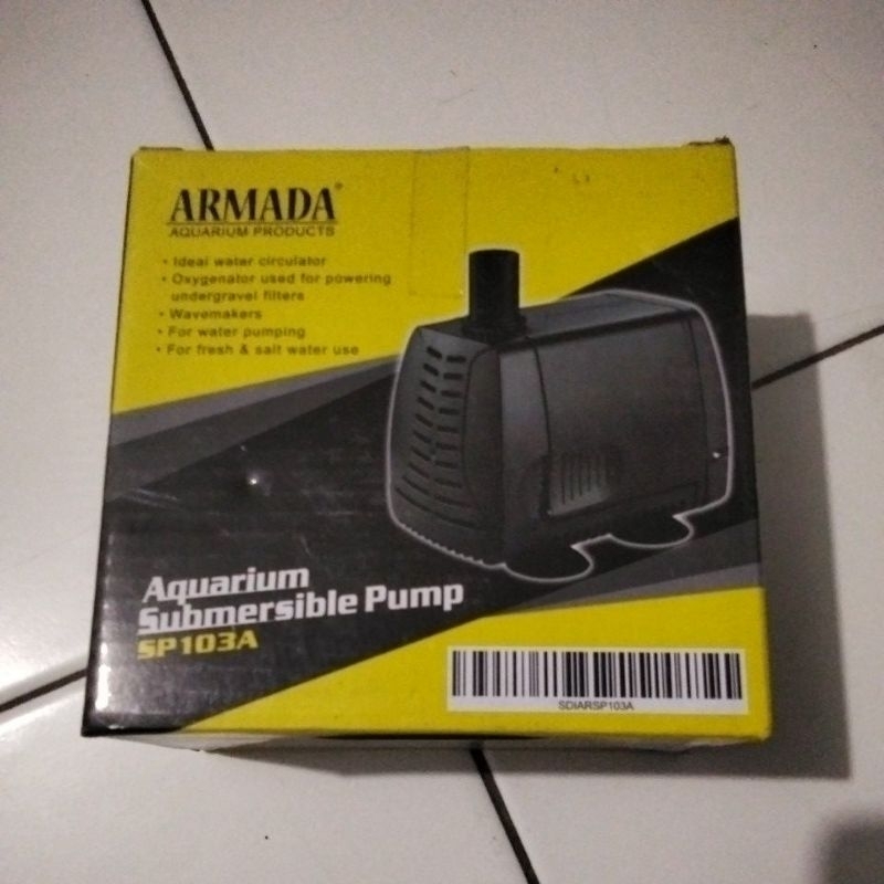 ARMADA SP 103 A Mesin Pompa Aquarium / Submersible Pump ARMADA SP-103A
