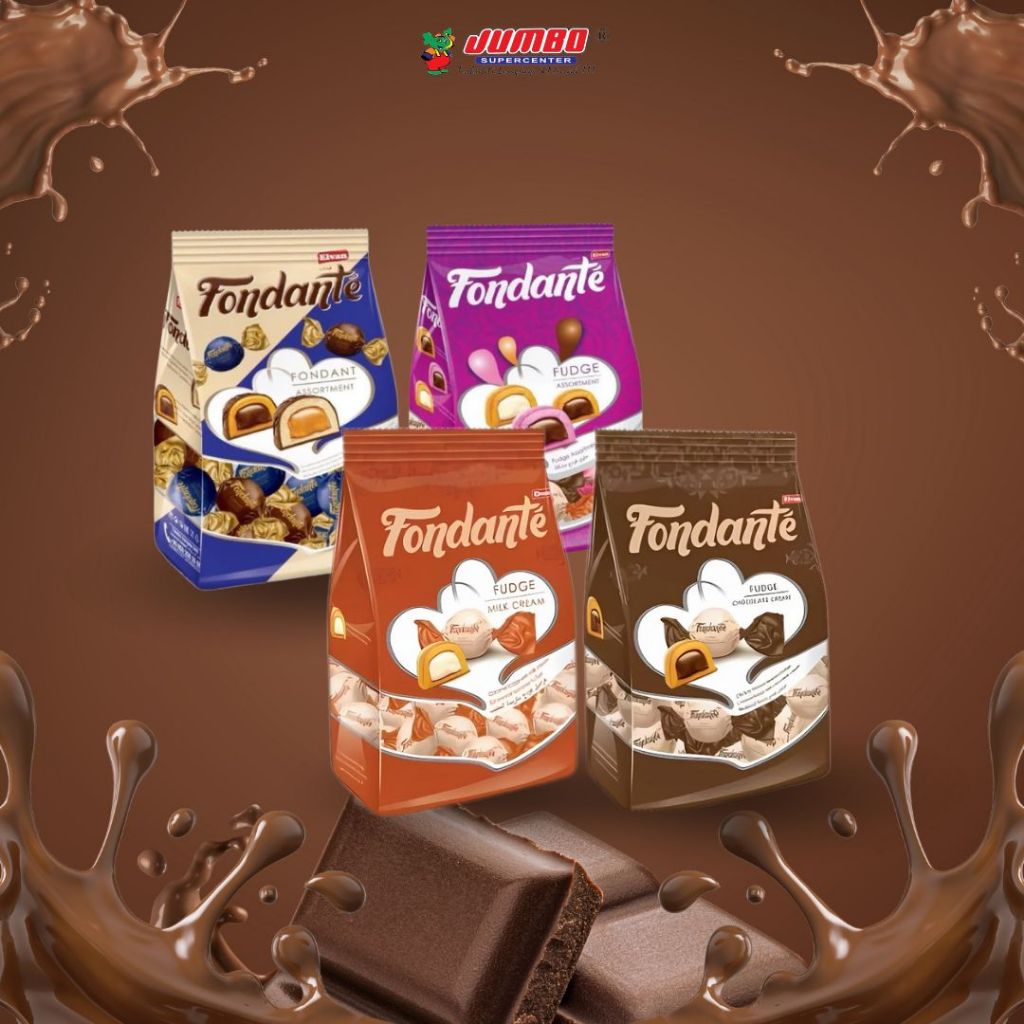 

Elvan Fondante Chocolate 350g All Varian / Snack / Cokelat Import