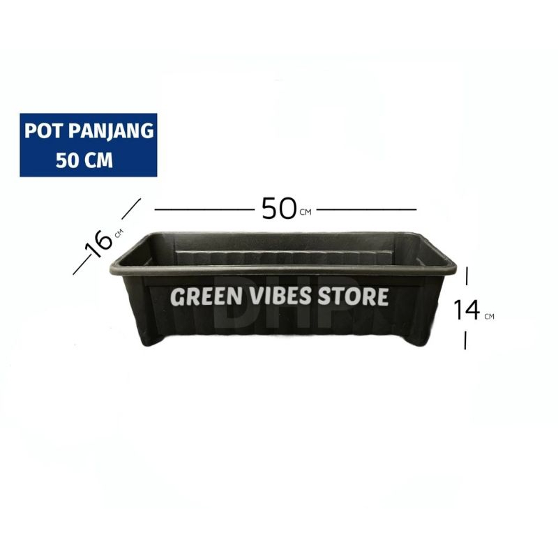 pot panjang 50cm pot lee kwan yew