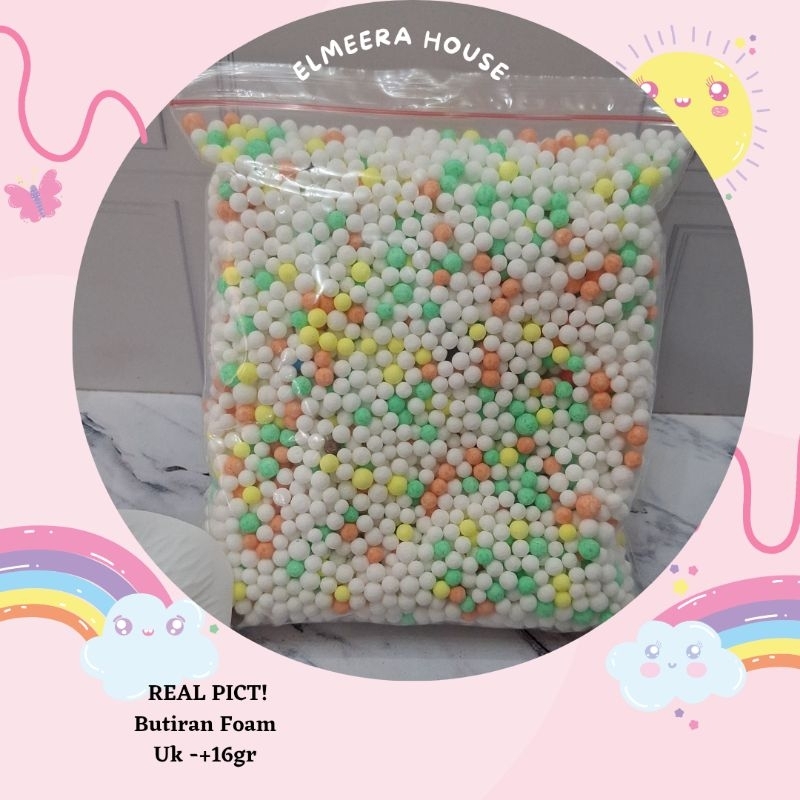 

Butiran Gabus Styrofoam Warna Warni Uk Besar