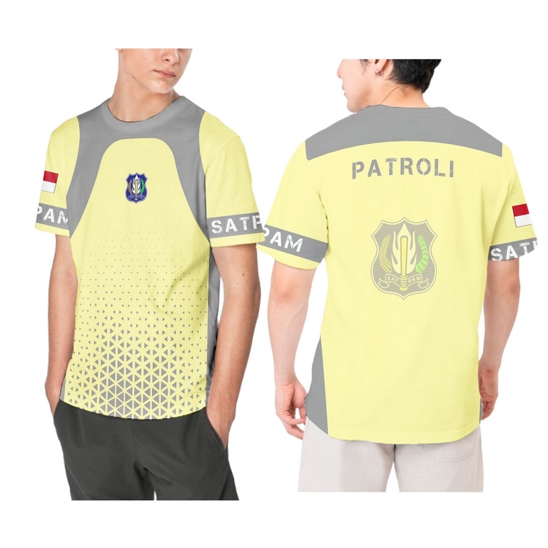 jersey outdoor pria baju satpam kaos security sublime terbaru 2025