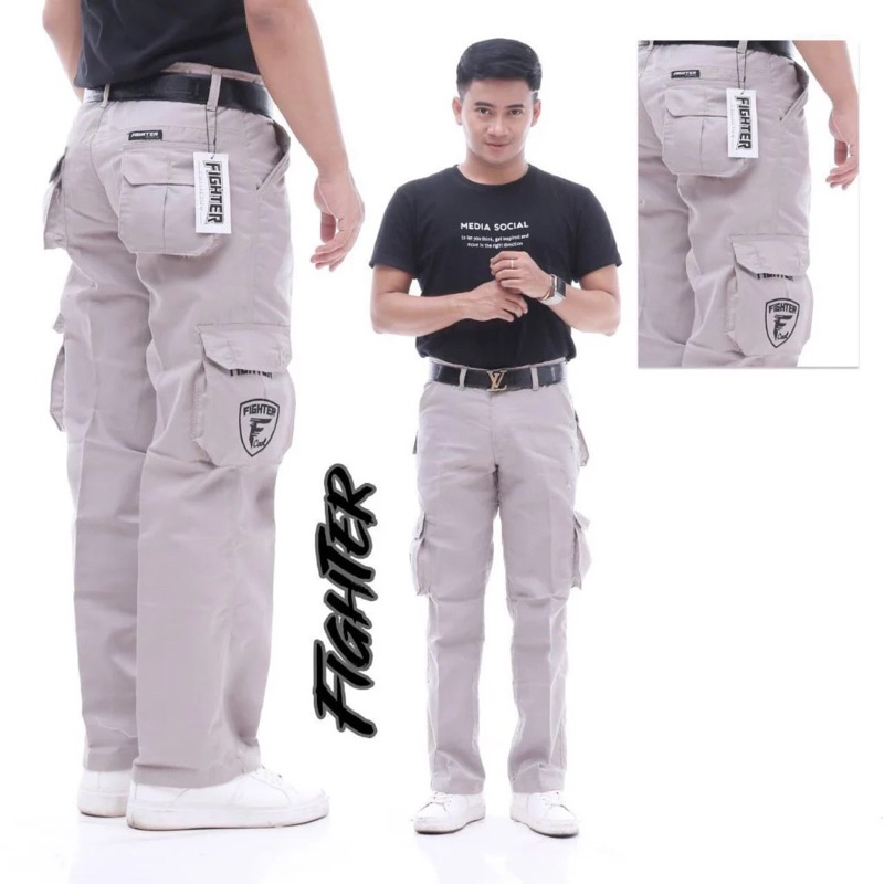 Celana Cargo Panjang bahan tebal