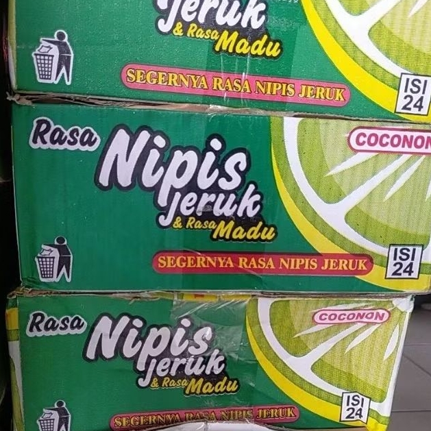 

minuman rasa jeruk nipis 1 dus isi 24 gelas