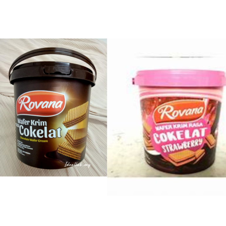 

Rovana Wafer Cream Kemasan Timba 250g