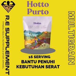 

Hotto Purto Protein Multigrain with Purple Sweet Potato Minuman Nabati 16 Serving