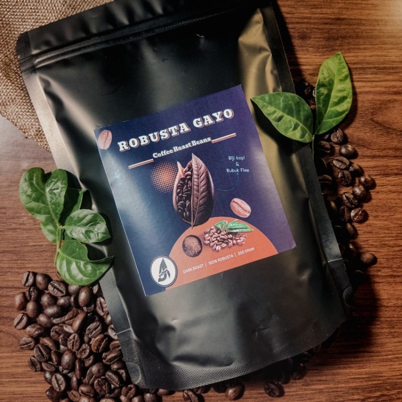 

KOPI ROBUSTA ACEH GAYO 250g (COFFEE ROAST BEANS).