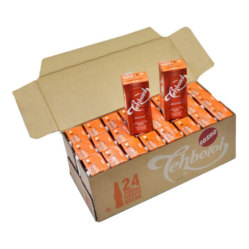 

Teh botol sosro minuman teh original 24 x 200 ml - karton