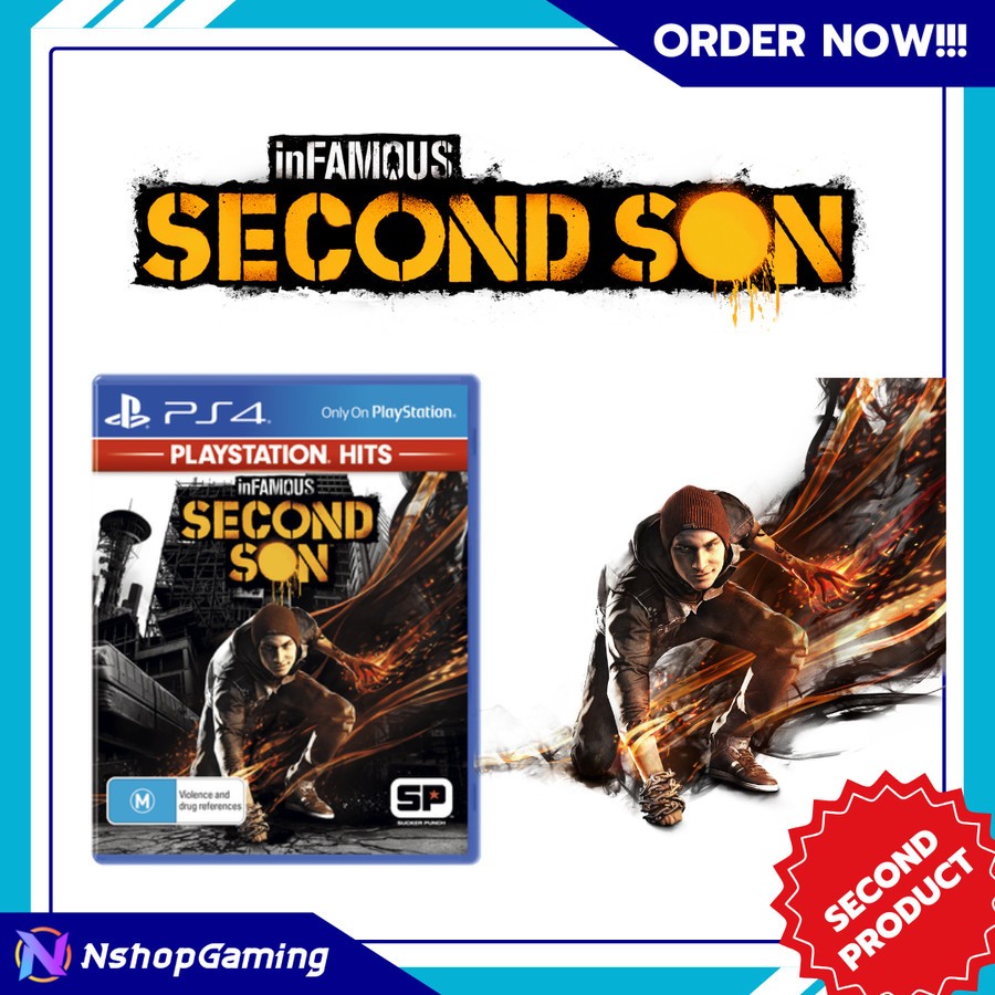 inFamous Second Son Playstation 4/Kaset PS4