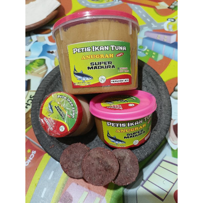 

(anugrah) spesial petis ikan tuna 1 kg + 250 kg bonus peti satu pcs+ terasi