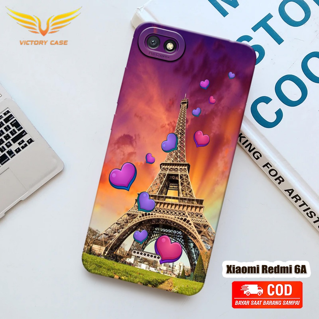 New Paris Case - Softcase Xiaomi Redmi 6A Terbaru - Case Hp Xiaomi Redmi 6A - Casing Xiaomi Redmi 6A
