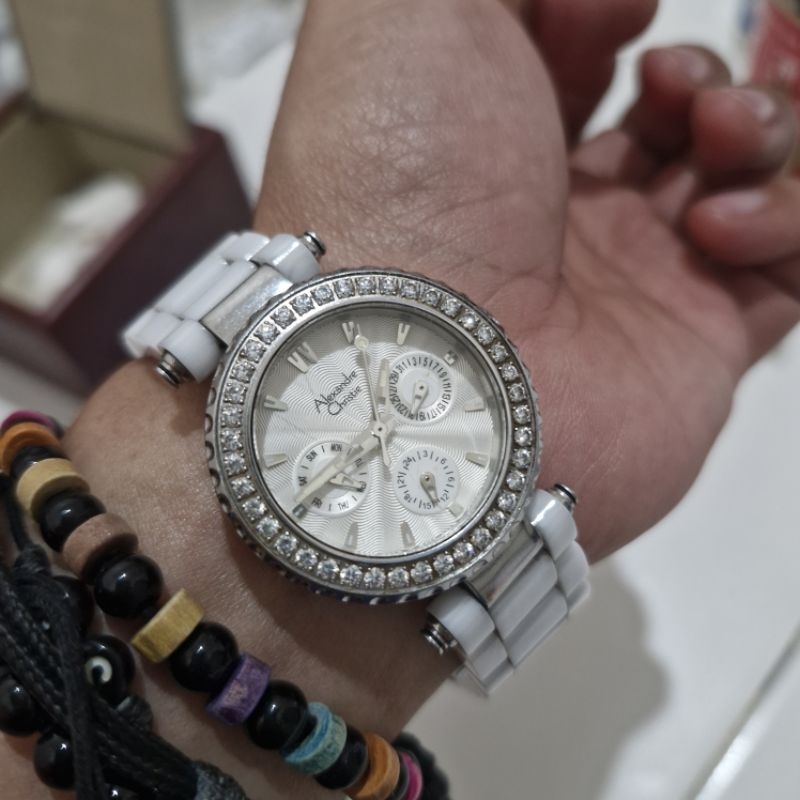 PRELOVED ALEXANDRE CHRISTIE CERAMIC WANITA AC 6149 / AC6149 KERAMIK SECOND