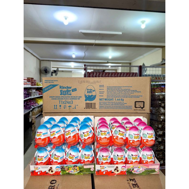 

(1 BOX) KINDER JOY RICH N MILK 20 GR ISI 24 PCS