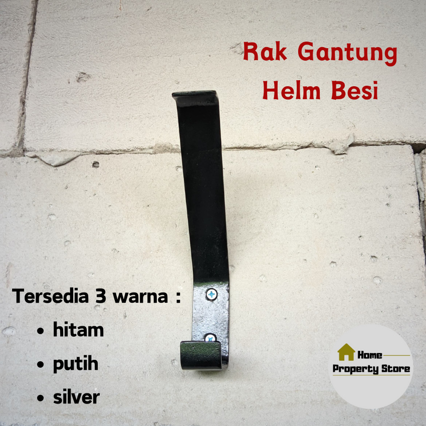 Rak helm gantung besi |  Dinding Cantolan  Gantungan Helm | Gantungan Helm Dinding | Tempat Helm Gan