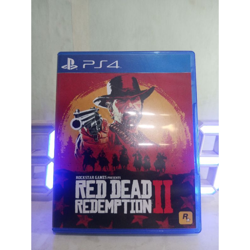 Kaset BD PS4 Red Dead Redemption Reg 3 + Map / RDR 2 + MAP REG 3 - Second / Bekas
