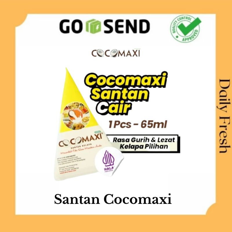 

Santan Kelapa Cocomaxi 65ml - Santan Cair Cocomaxi