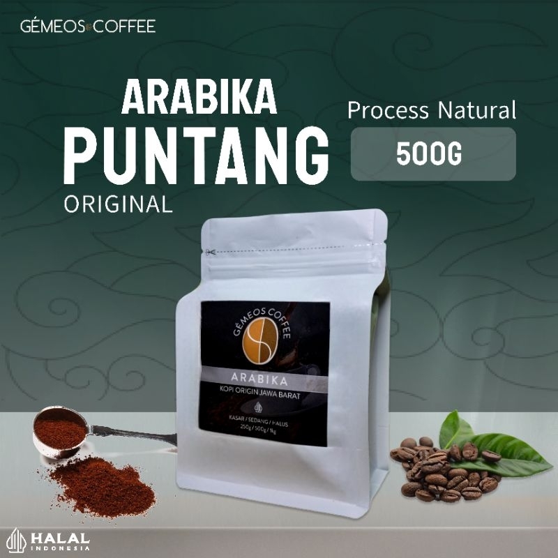 

Kopi Jawa Barat Arabika Puntang - Bubuk Murni 100% - 500g