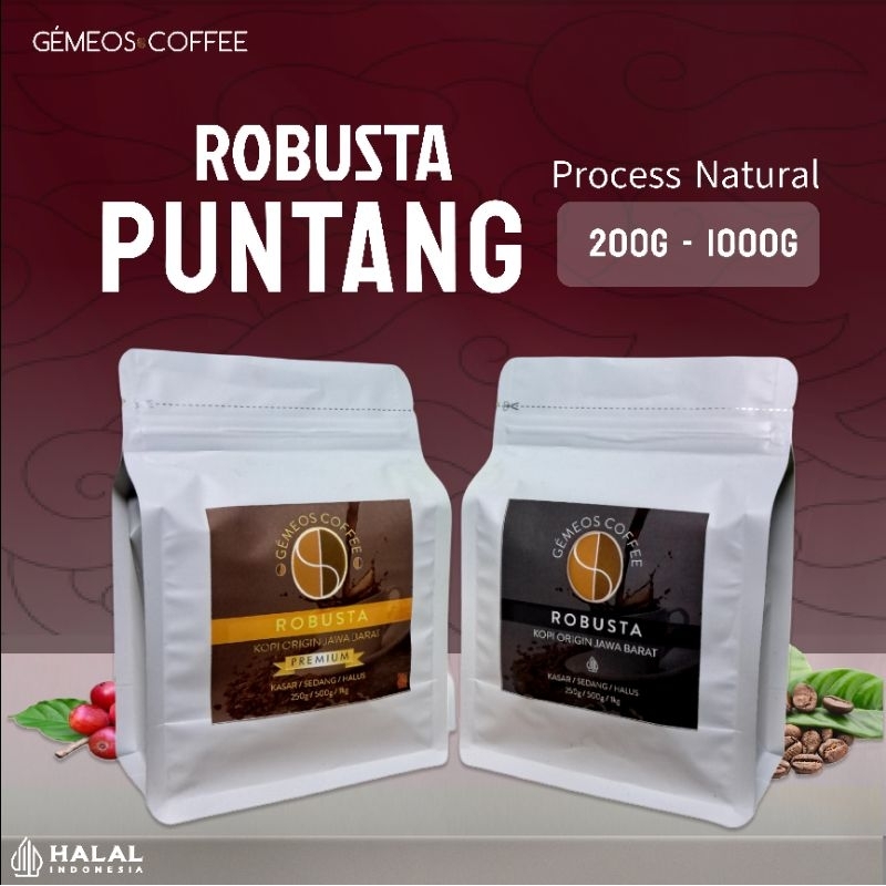 

Kopi Jawa Barat Robusta - Bubuk Murni 100% - Gemeos Coffee