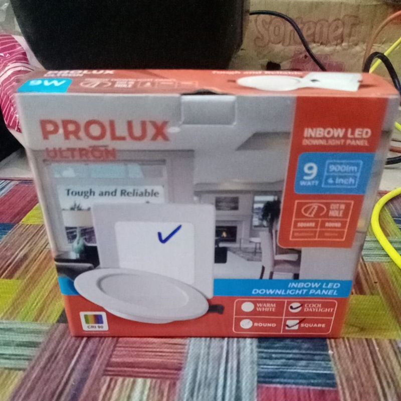 lampu led panel downlight 9watt  prolux ultron