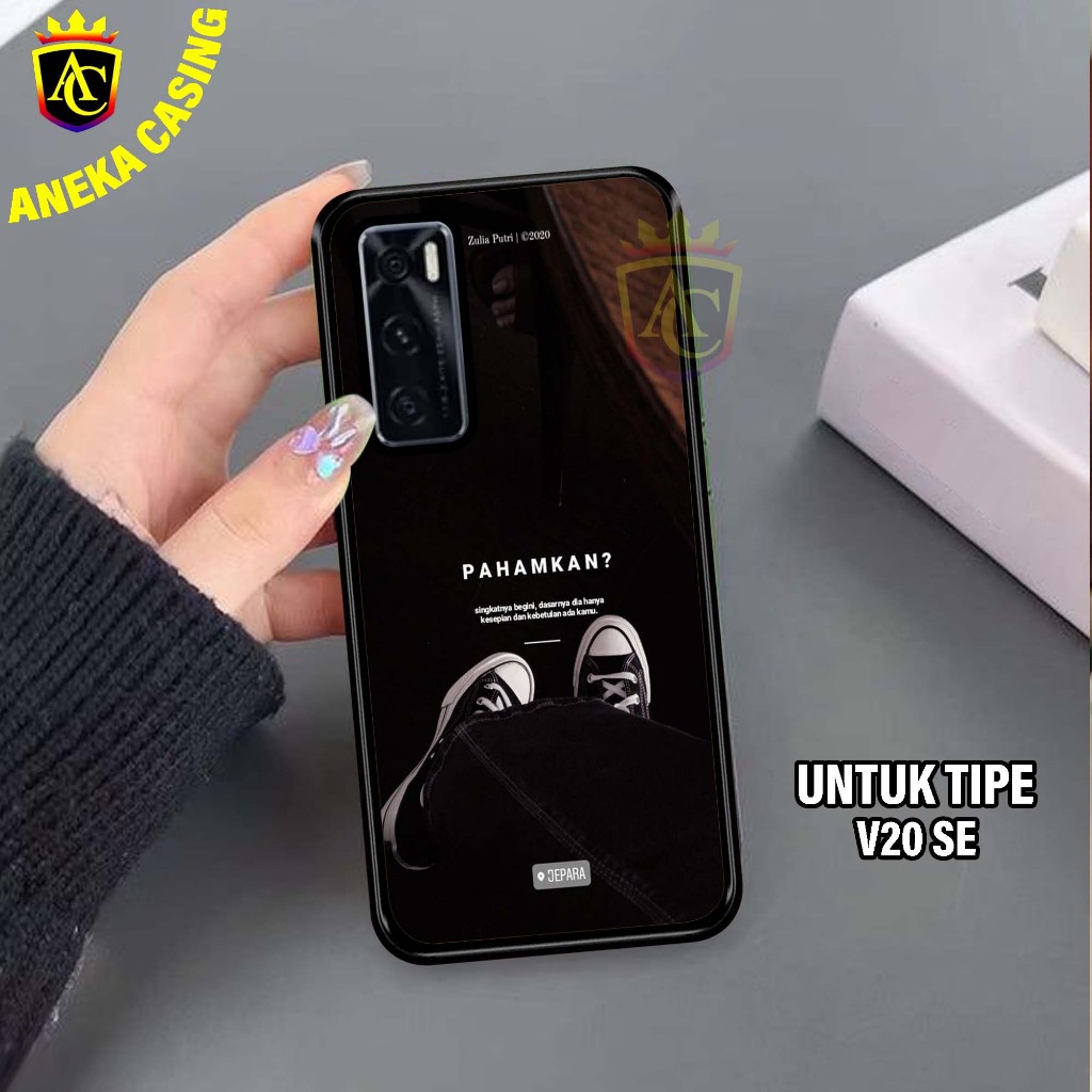 Case VIVO V20 SE- Hardcase Glossy casing Hp VIVO V20 SE Terbaru [Motif - QUOTES 1] - Aneka Case Meng