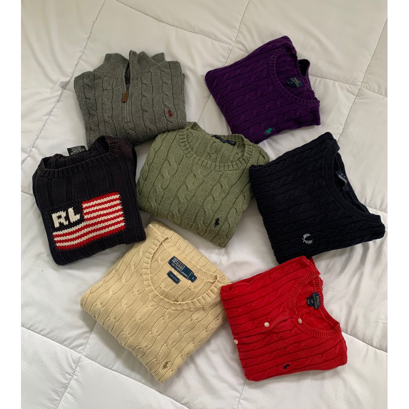 preloved knit cable ralph lauren