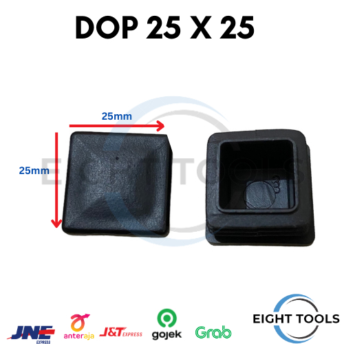 Dop Pipa / Dop Pipa Aquarium / Dop Pipa Besi 25 x 25 / Holo Besi / Alas Kaki Meja / Alas Kaki Meja B