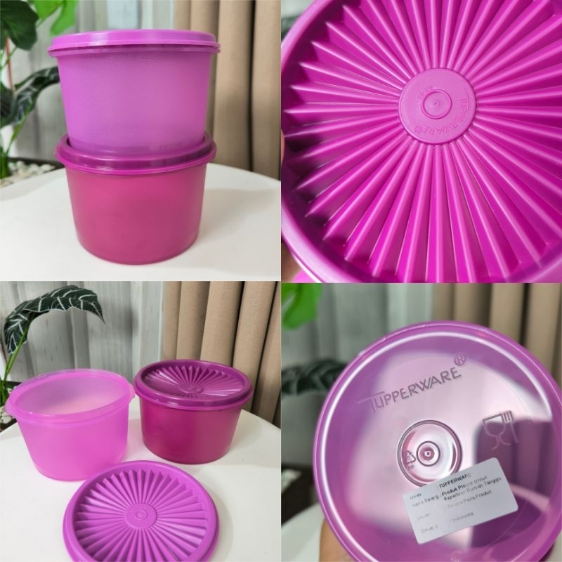 MIDI DECO SET ISI 2 KAPASITAS 600 ML - ORIGINAL TUPPERWARE - TOPLES KUE KERING HARI RAYA - MURAH