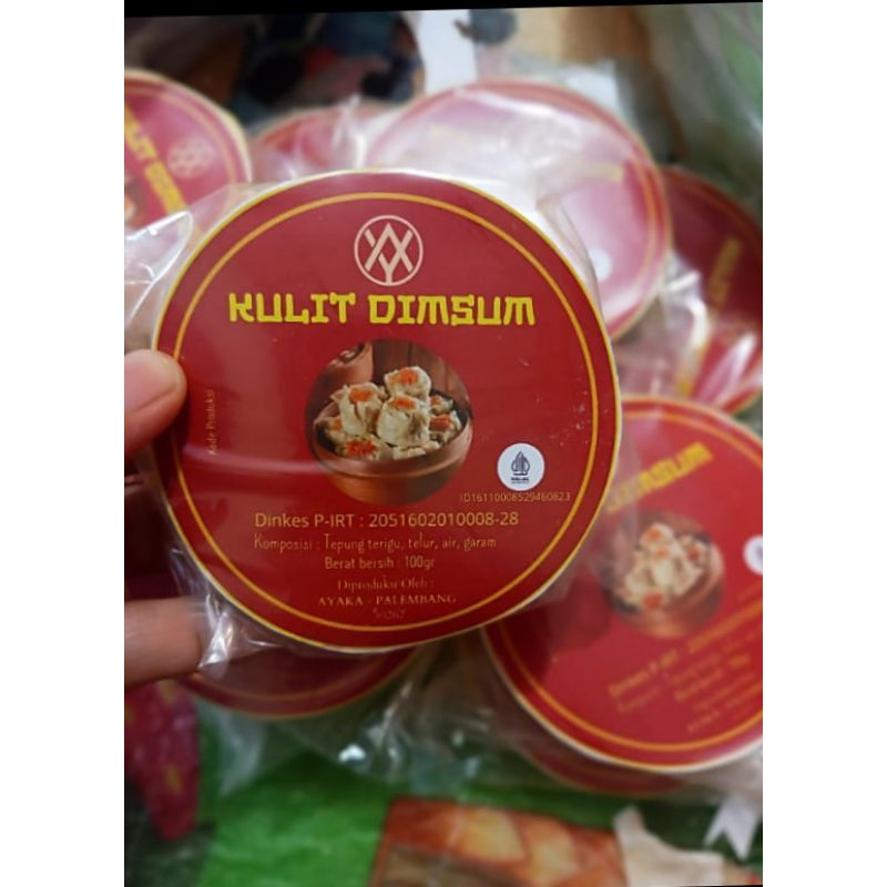 

kulit dimsum sudah sertipikat halal dari dinkesRI
