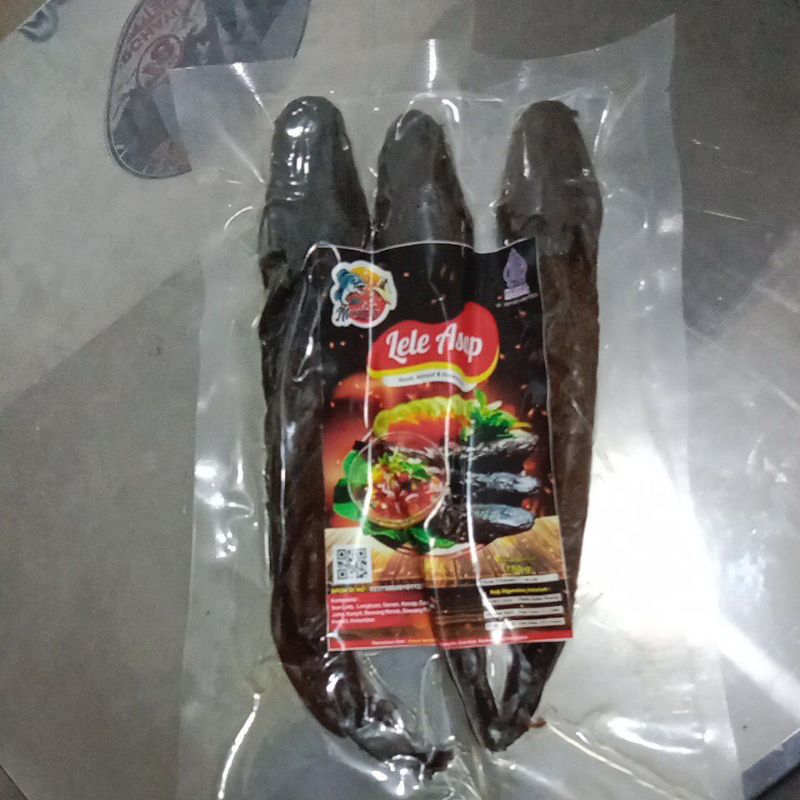 

lele asap "morangku" paket 1pcs isi 3ekor lele asap