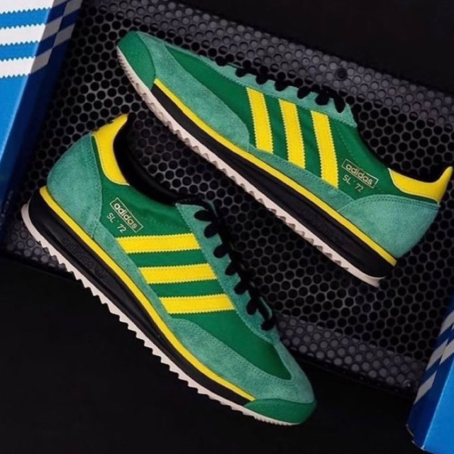Adidas SL72 Green Yellow Original