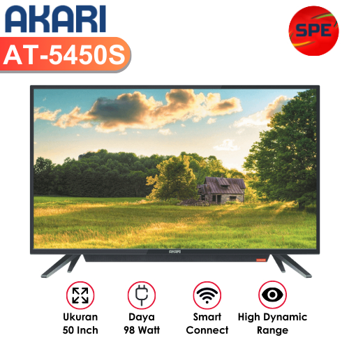LED TV AKARI 50 INCH AT-5450S / AT5450S GARANSI RESMI (MEDAN)