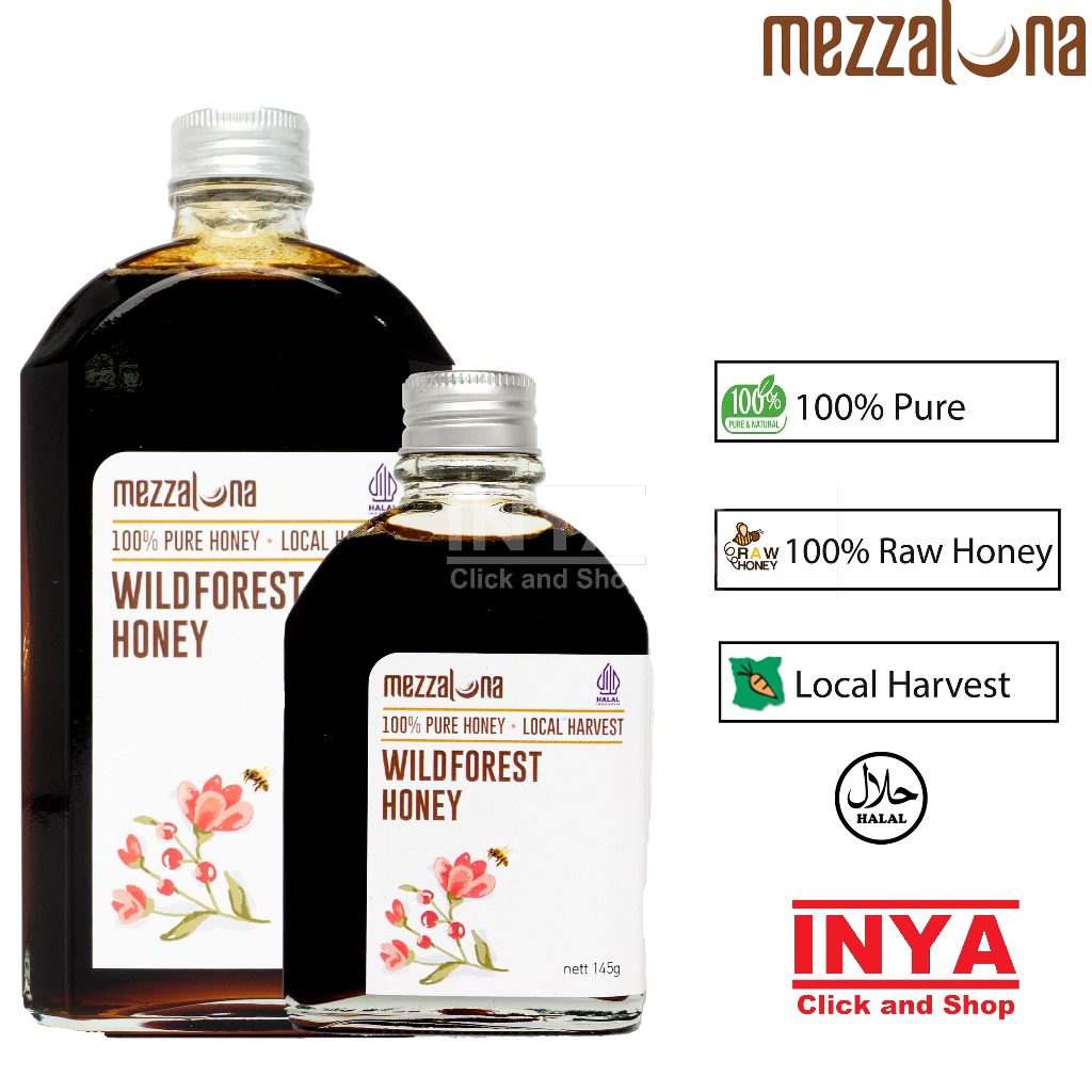 

MEZZALUNA Wildforest Honey 100% Pure Honey - Madu Asli