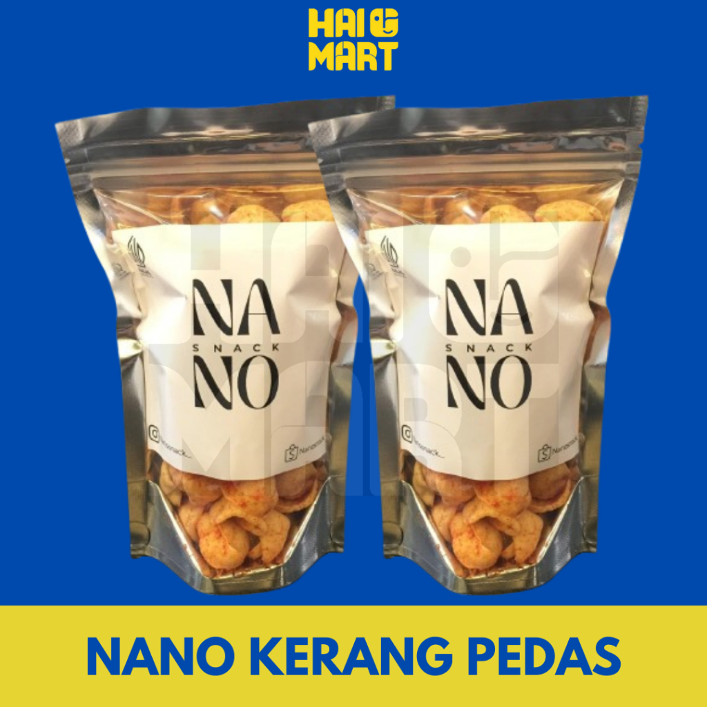 

NANO KERANG PEDAS | KERUPUK KERANG\KEONG PEDAS CEMILAN KERUPUK PEDAS