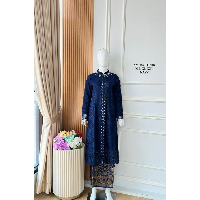 REALPICT AMIRA DRESS Kebaya Modern Terbaru / Amira Dress Kebaya Kondangan / Kebaya Dress Modern / Dr