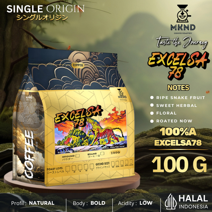 

MKND COFFEE ROASTERY - Kopi Excelsa 100gr Singgel Origin | Manuwal Brew | Medium Roast | Roast Beans