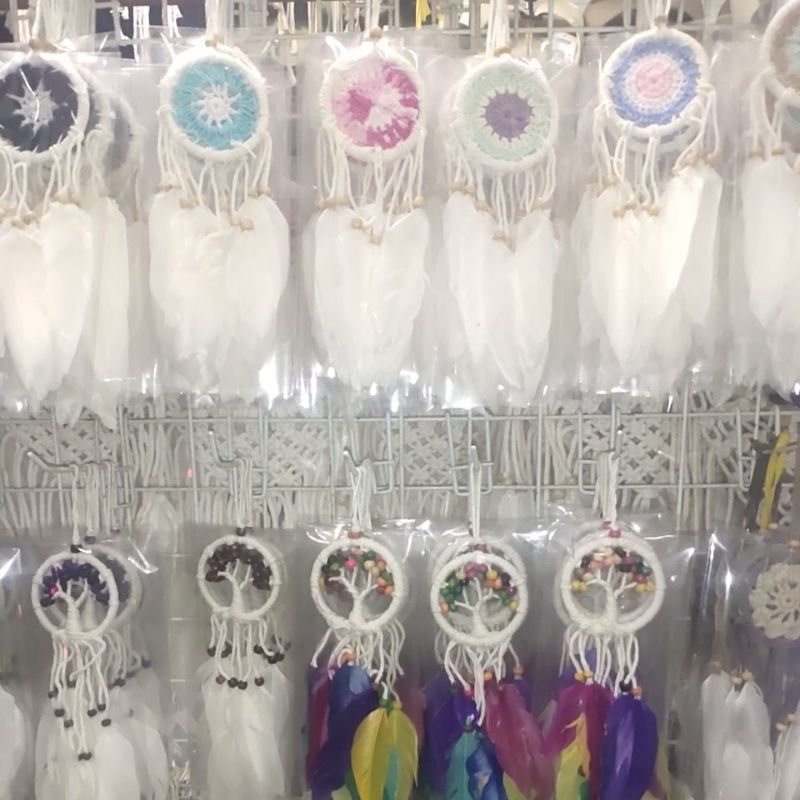 gantungan kunci dream catcher unik
