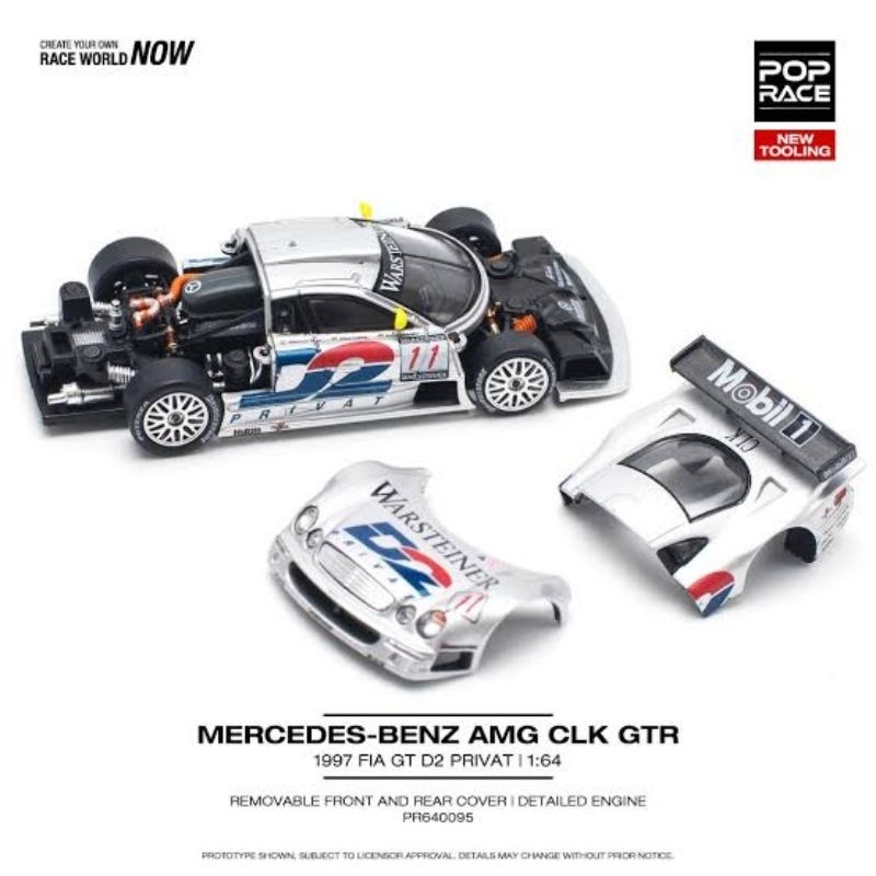 Pop Race Mercedes-Benz CLK-GTR