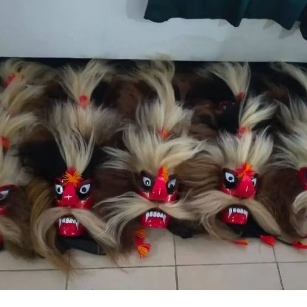 Topeng ganongan anak.topeng bujang ganong anak anak